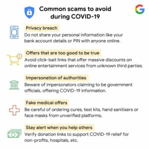 Google Launches Website to Help Users Avoid COVID-19 Online Scams 1