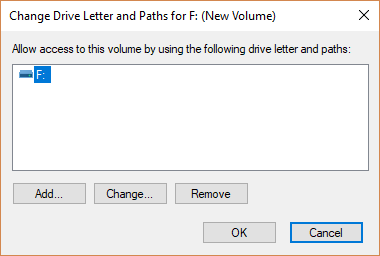 Change the drive letter in windows