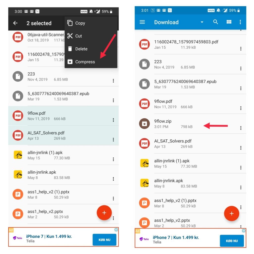 How to Extract and Compress Files on Android Instantly? 2