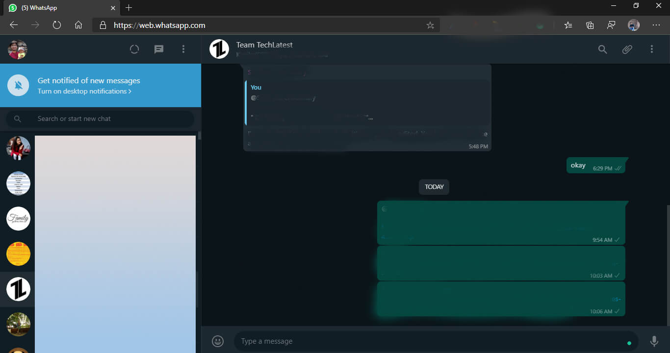 How To Enable Dark Mode On WhatsApp Web Right Now TechLatest How To Enable Dark Mode On WhatsApp Web Right Now TechLatest