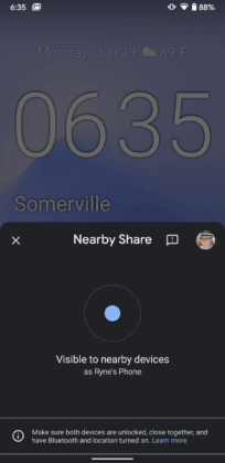 Google's Nearby Share