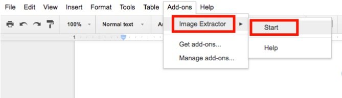 download images from Google Docs