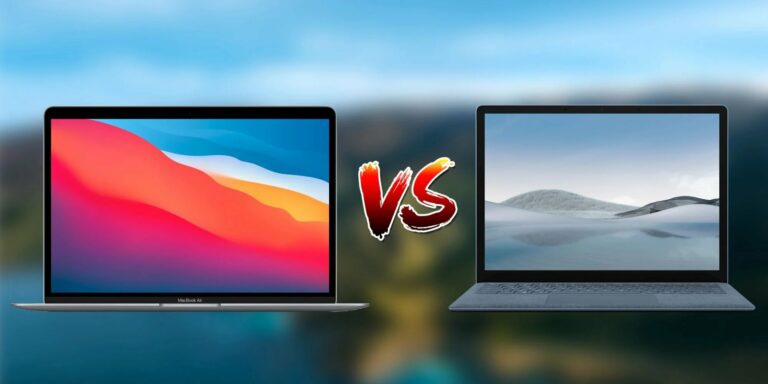 Surface Laptop 4 vs MacBook Air M1