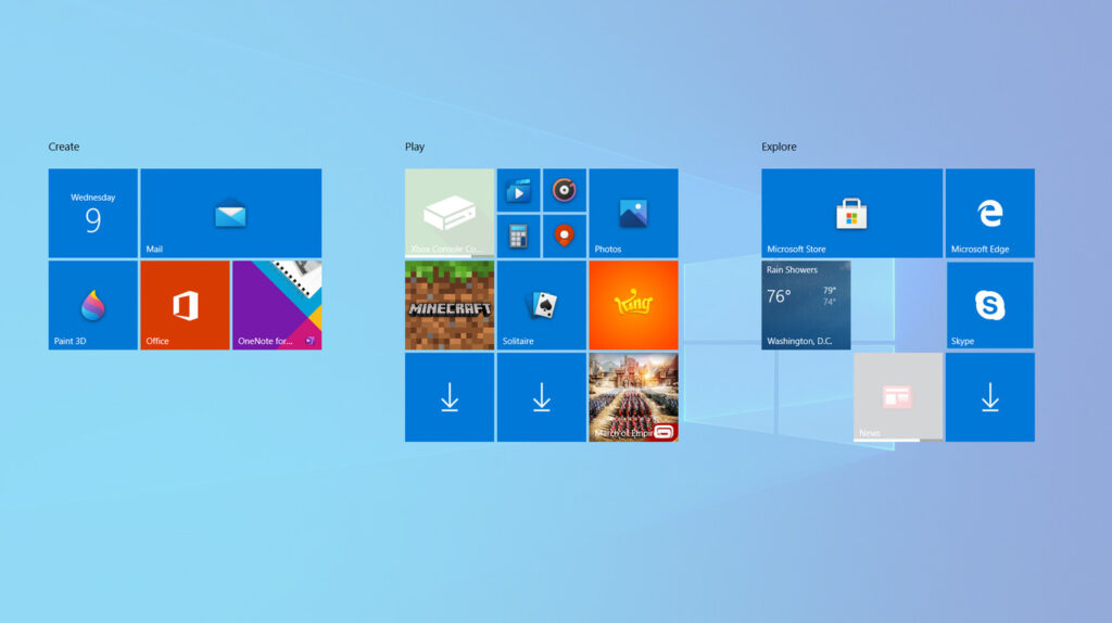 Windows 10 Start Menu