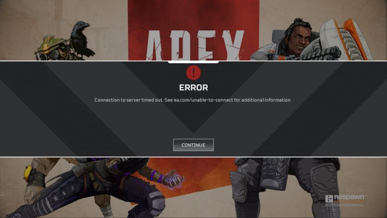 ea.com unable to connect